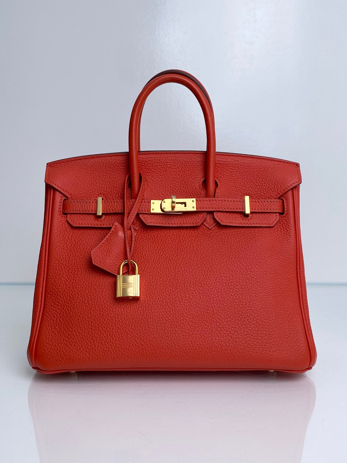 Hermes Birkin 25 Cappucine Togo GHW #Q