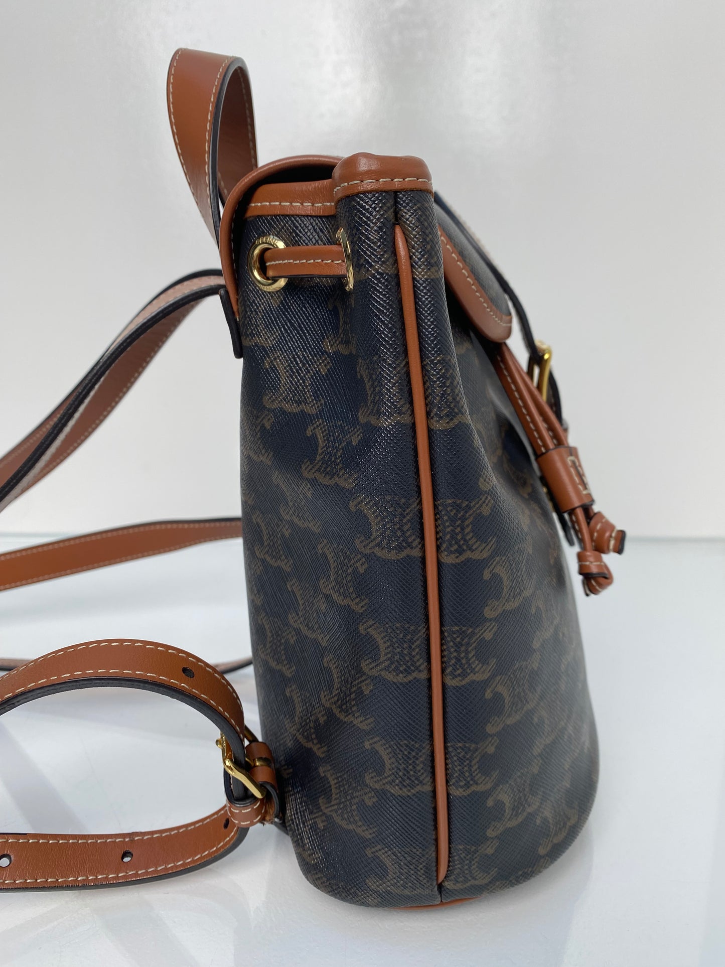Celine Triomphe Mini Folco Backpack Bag