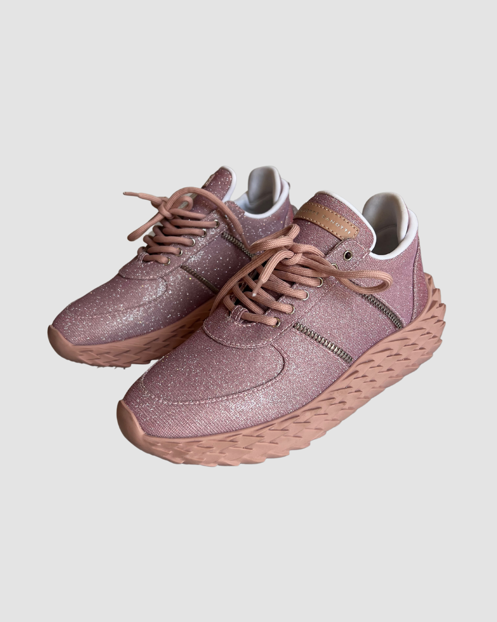 Giuseppe Zanotti Pink Sparkle Sneaker 38
