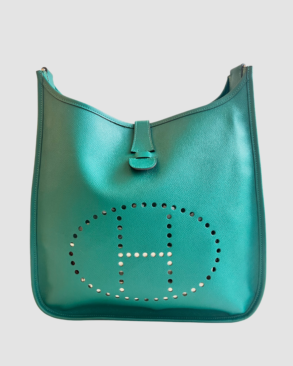 Hermes Evelyne Epsom Malachite GM SHW