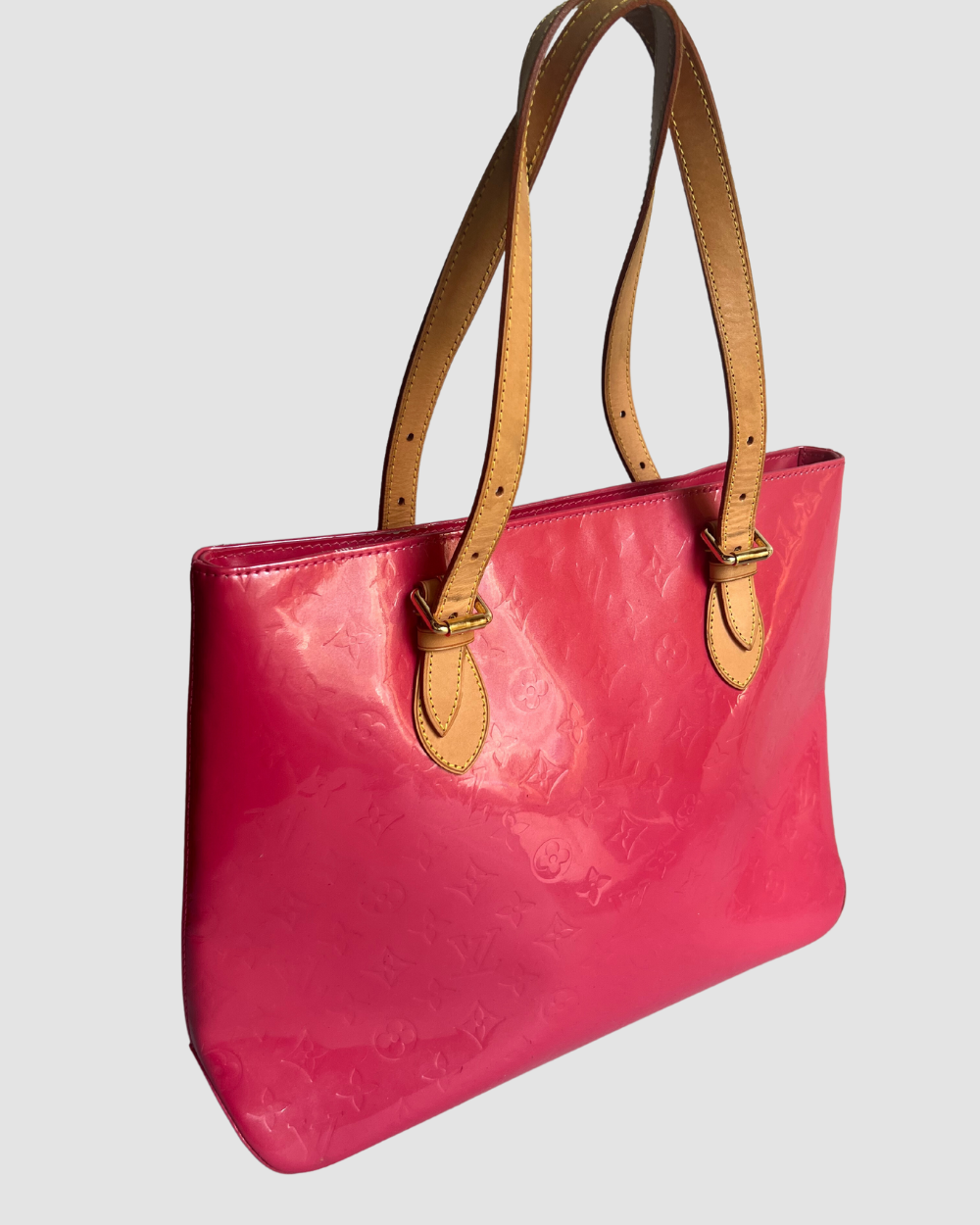 Louis Vuitton Hot Pink Vernis Shoulder Tote