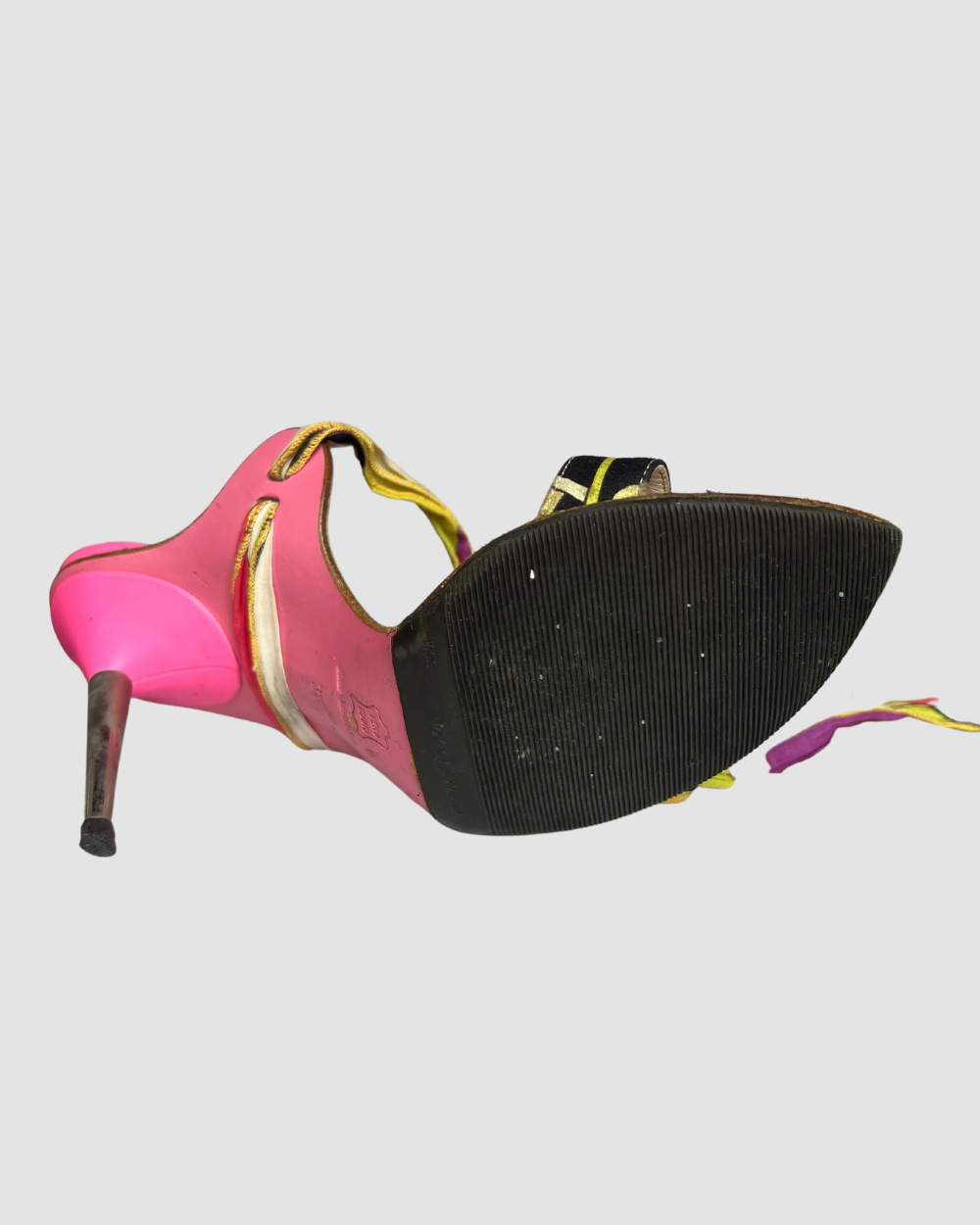 Emilio Pucci Pink Strappy Heels