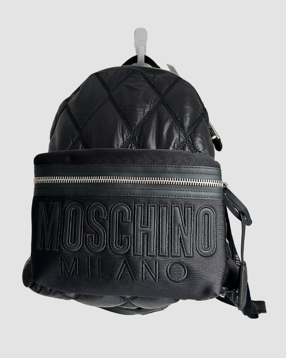 Moschino Quilted Backpack Black