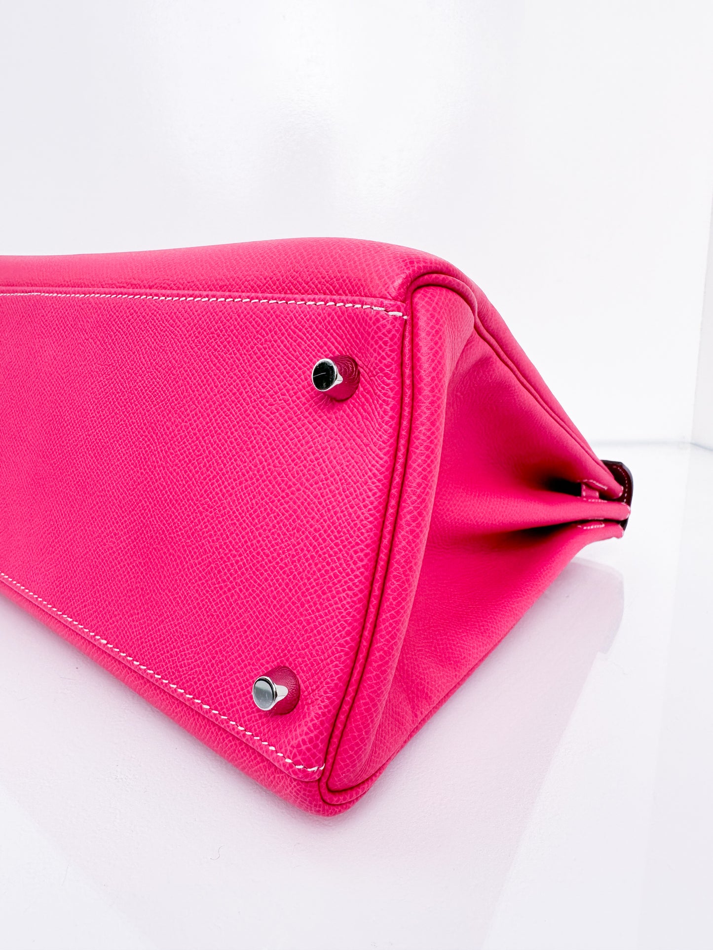 Hermes Kelly 35 Rose Tyrien/Tosca Candy Collection Epsom PHW #O