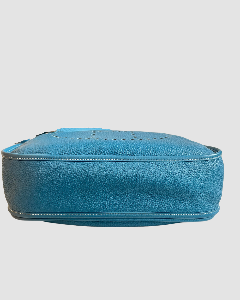 Hermes Evelyne GM Blue Jean Clemence PHW