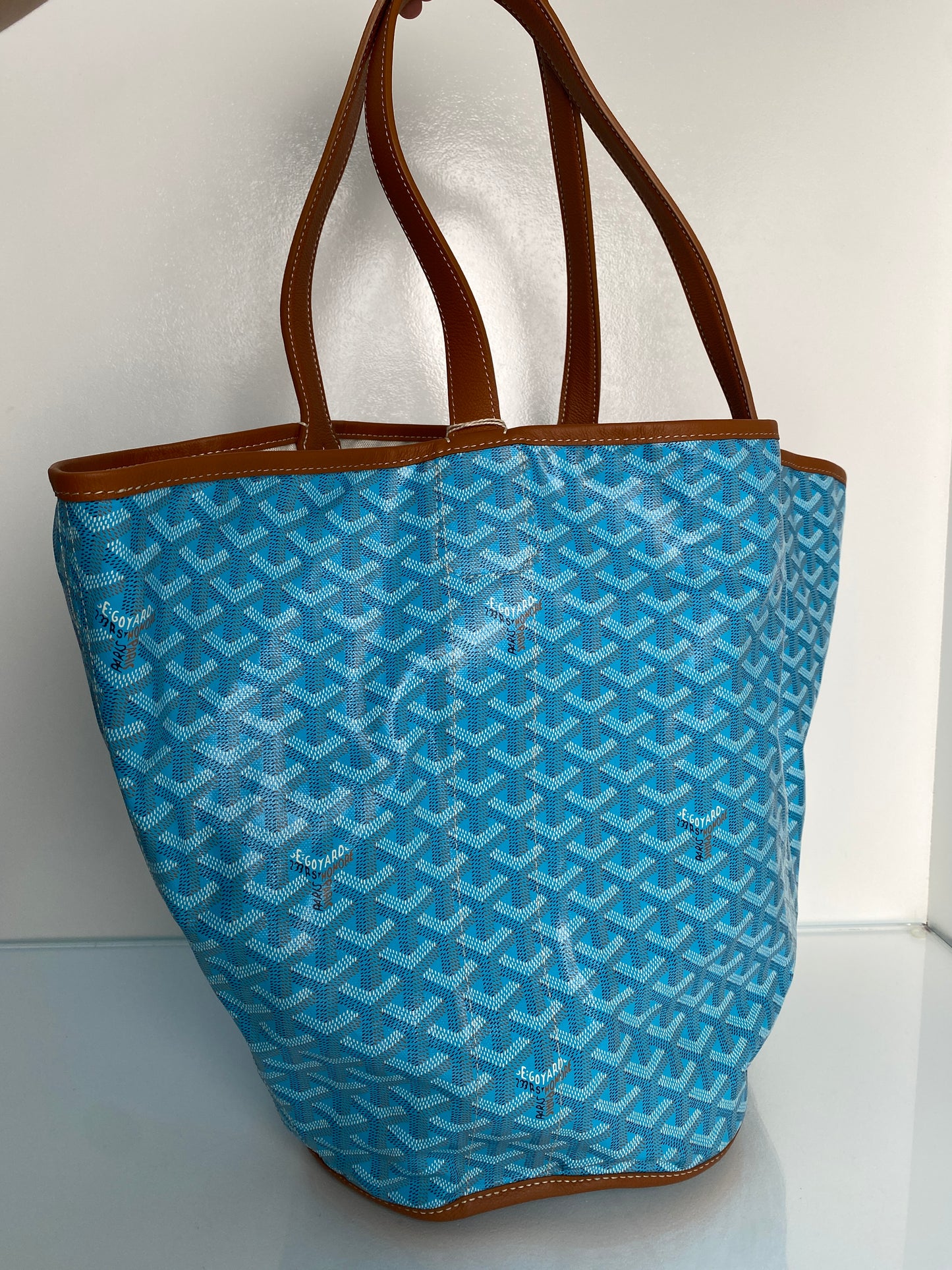Goyard Blue Reversible Belharra Bag