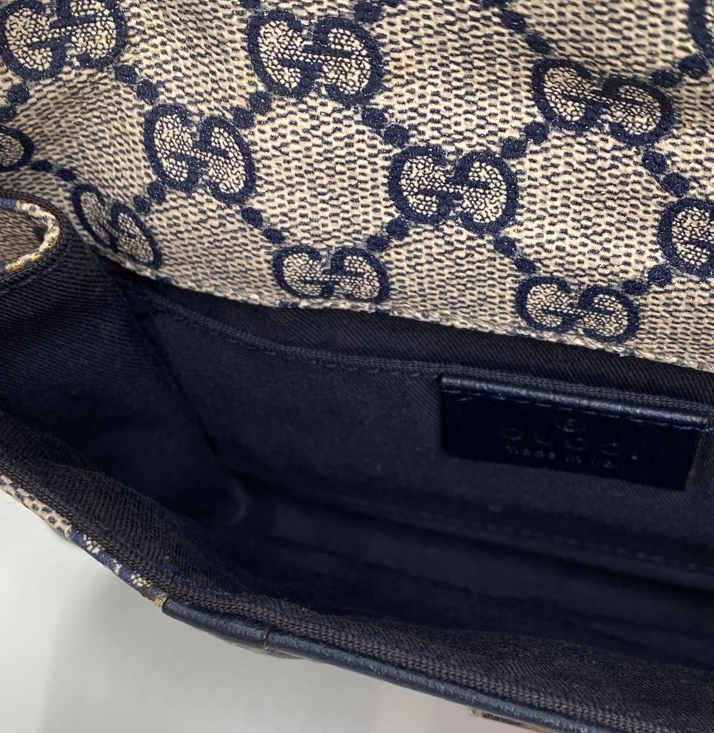 Gucci Monogram Web Stripe Belt Bag