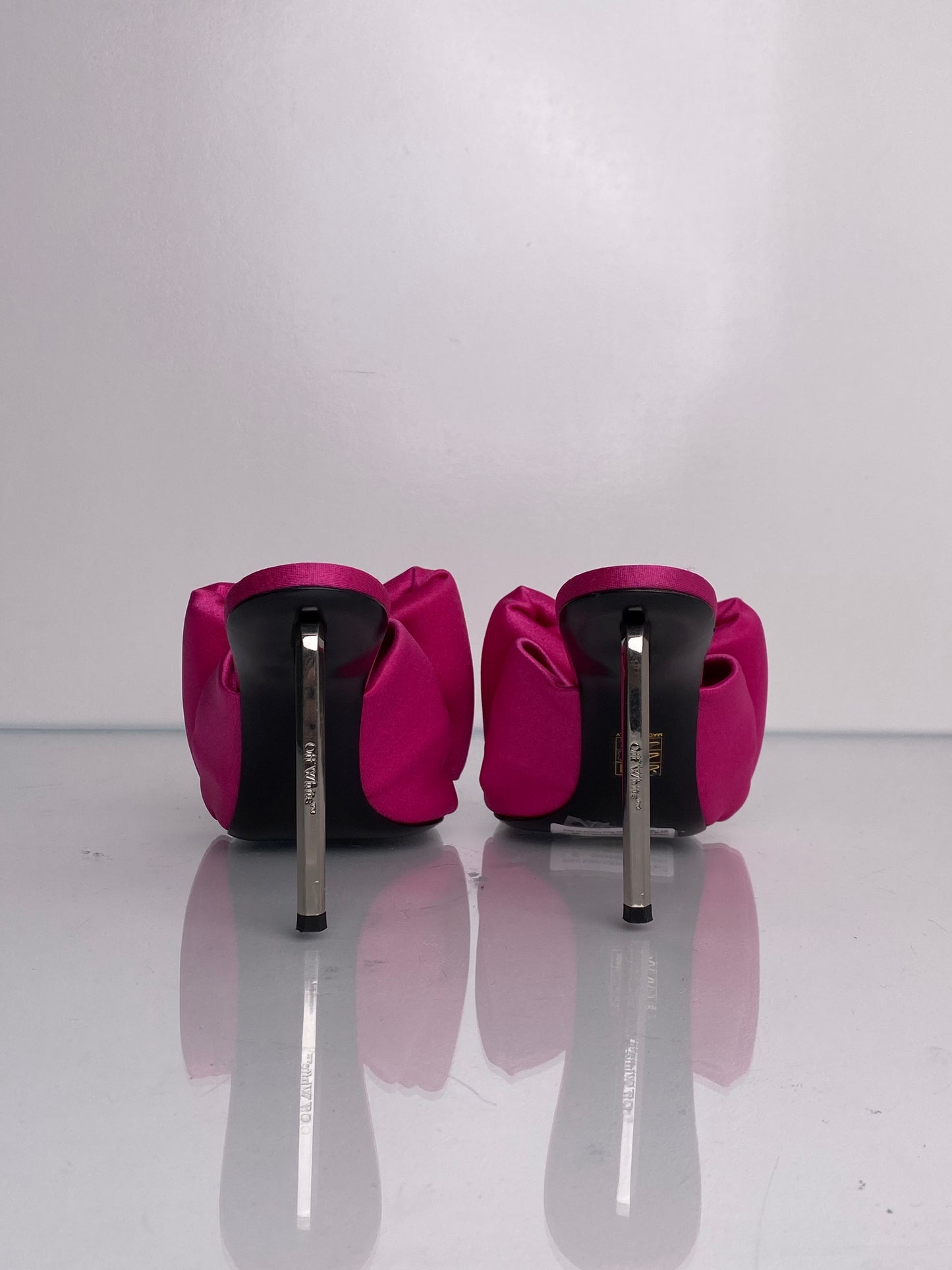 Off-White Allen Pink Bow Heels, 39