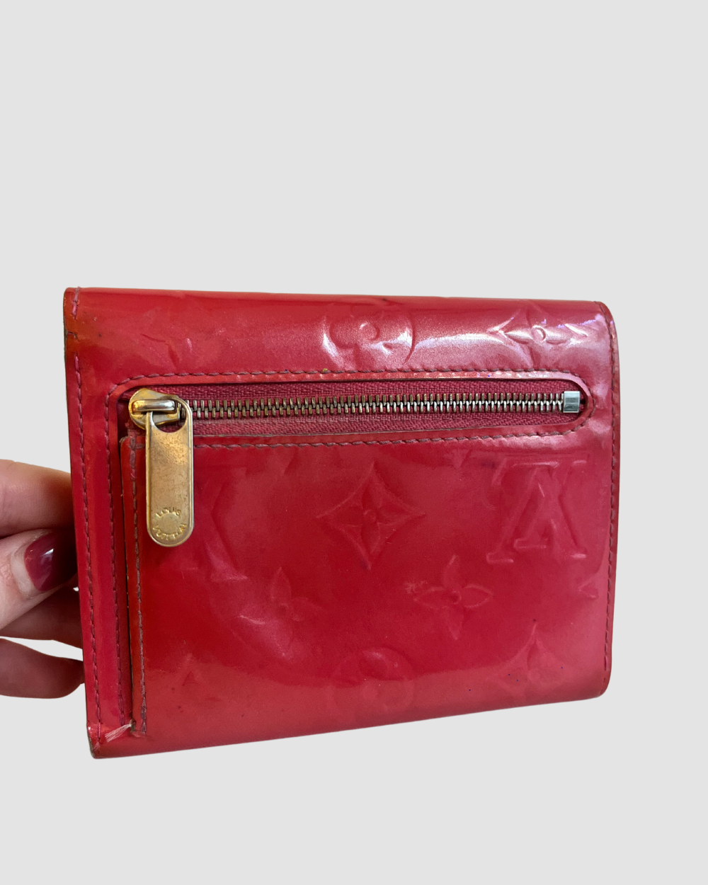 Louis Vuitton Vernis Hot Pink Snap Wallet