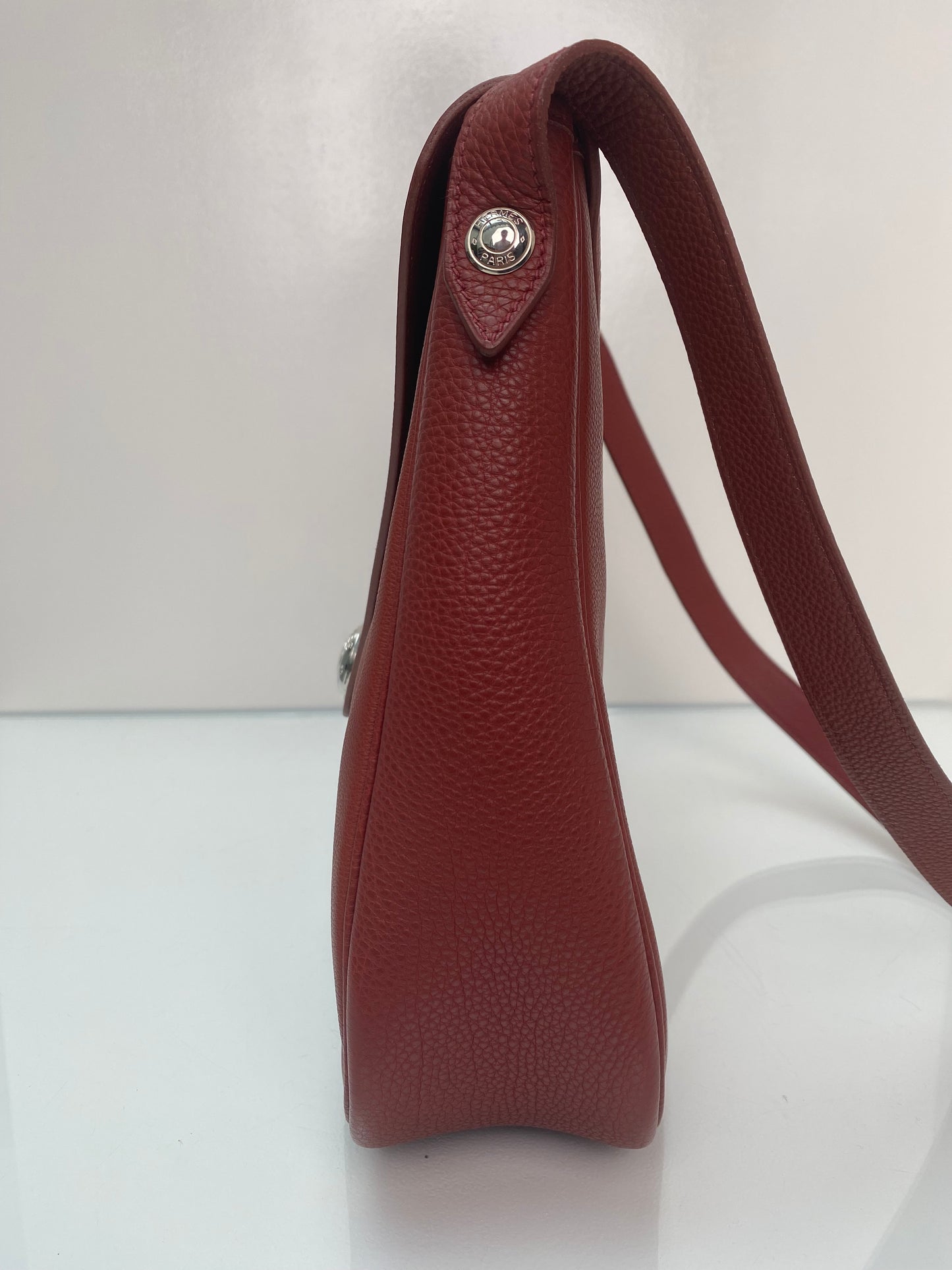 Hermes Christine Bordeaux Cornelian Togo PHW