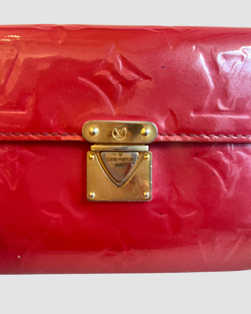 Louis Vuitton Vernis Hot Pink Snap Wallet
