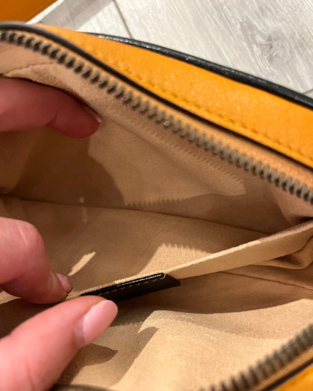 Gucci Tan Marmont Bum Bag