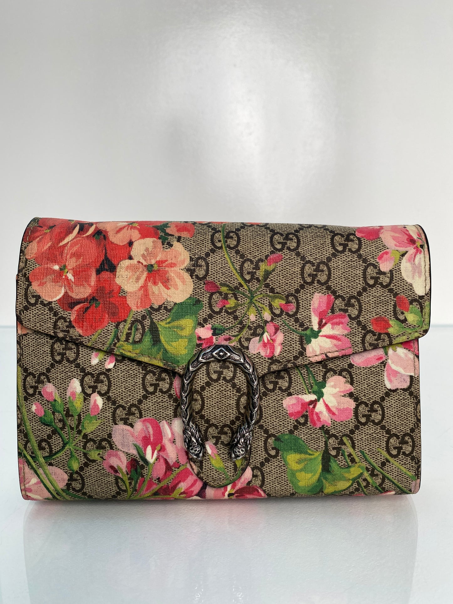 Gucci Floral Dionysus Wallet On The Chain Bag SHW