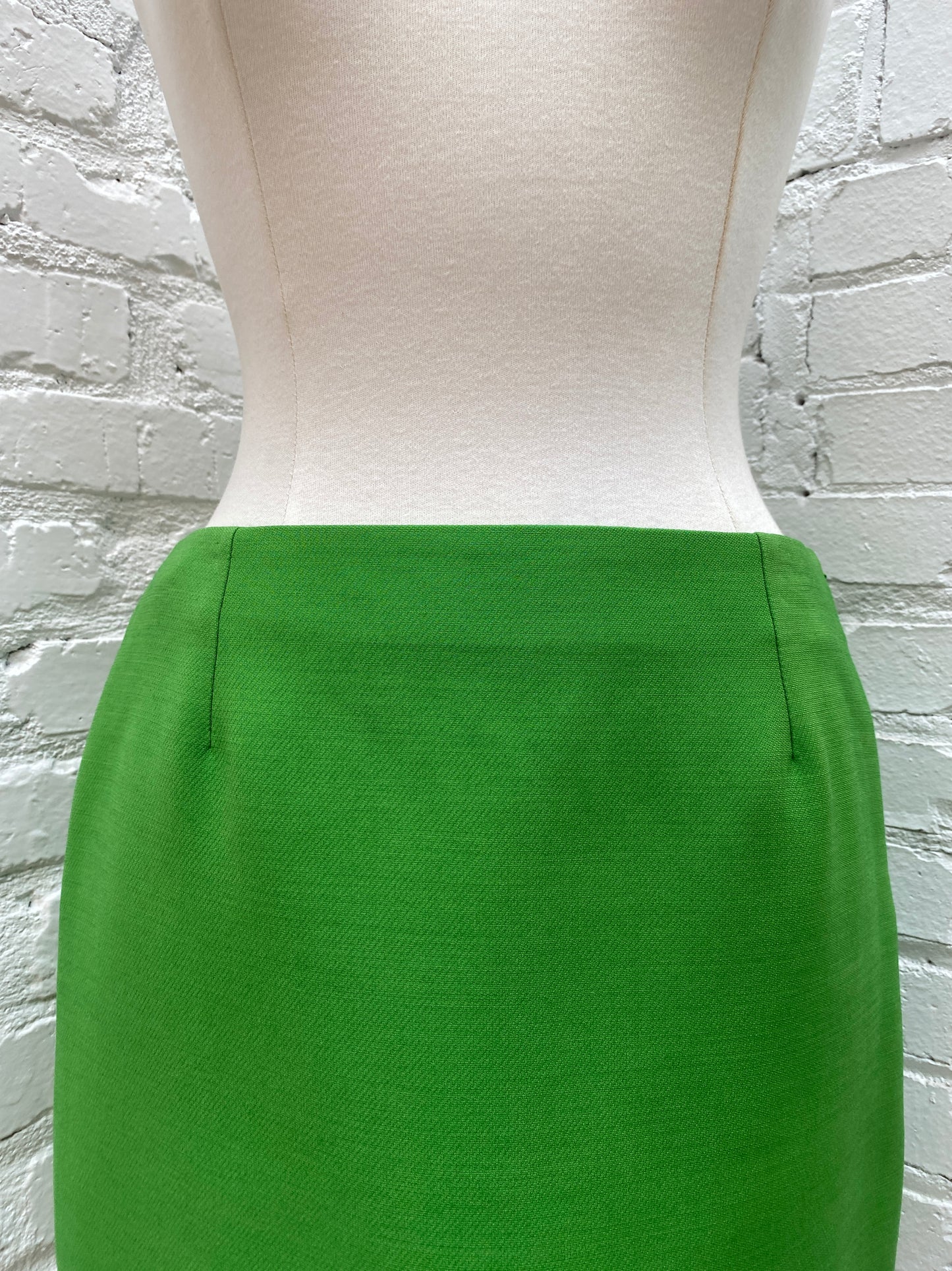 Dior Green Wool & Silk Skirt, 42