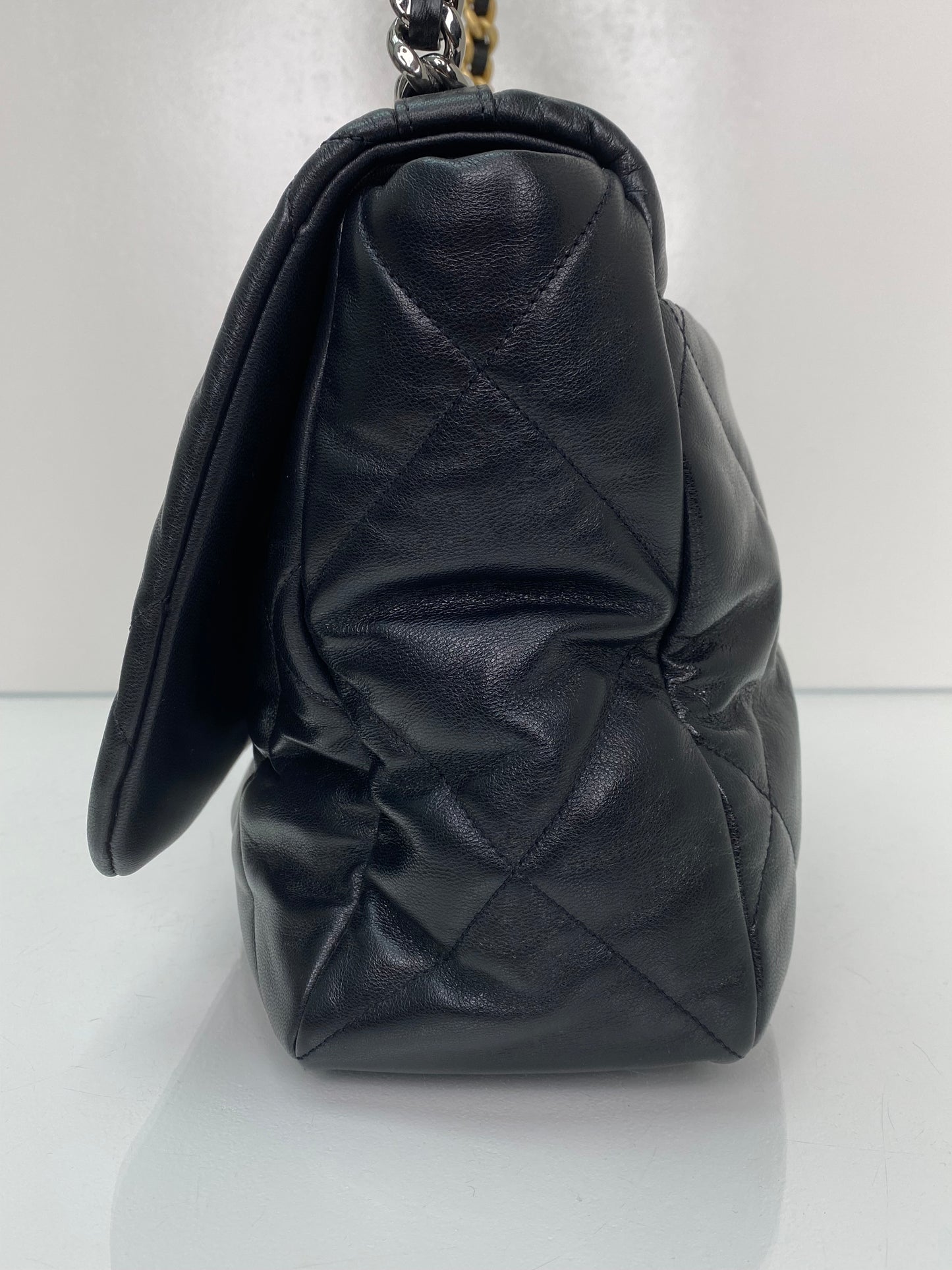 Chanel Black Quilted 19 Flap Bag TTHW