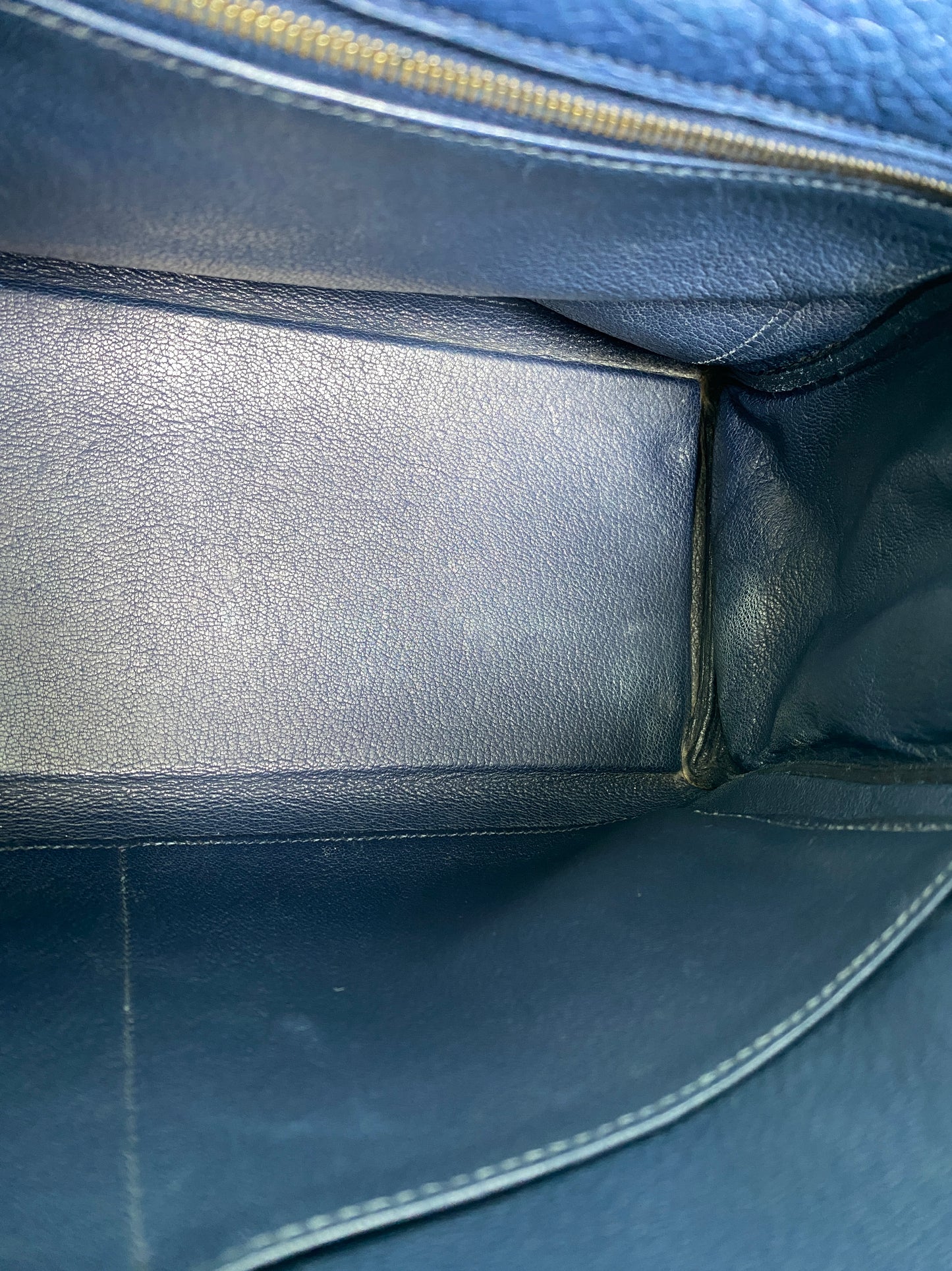 Hermes Birkin 32 Bleu Midnight Togo #Y Circle