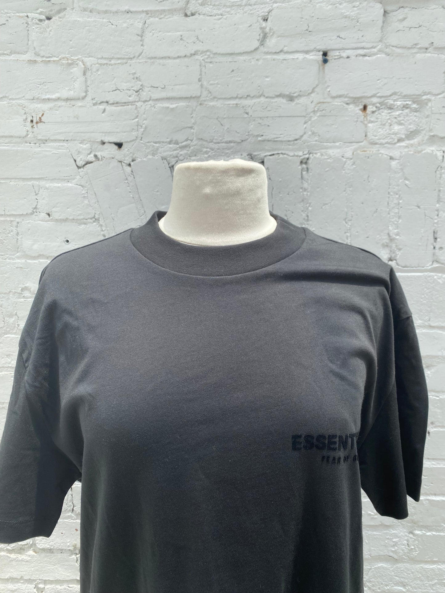 Essentials Black T Shirt, XS