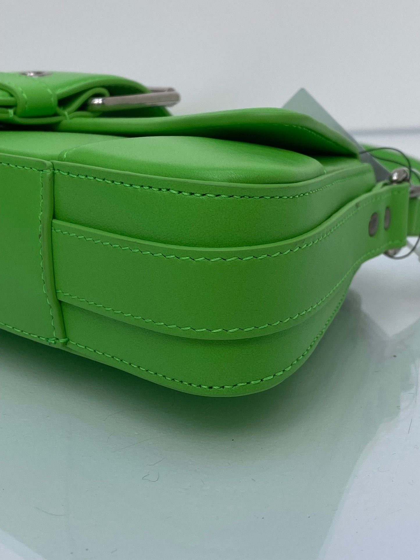 Balenciaga Neon Green Lindsay Shoulder Bag