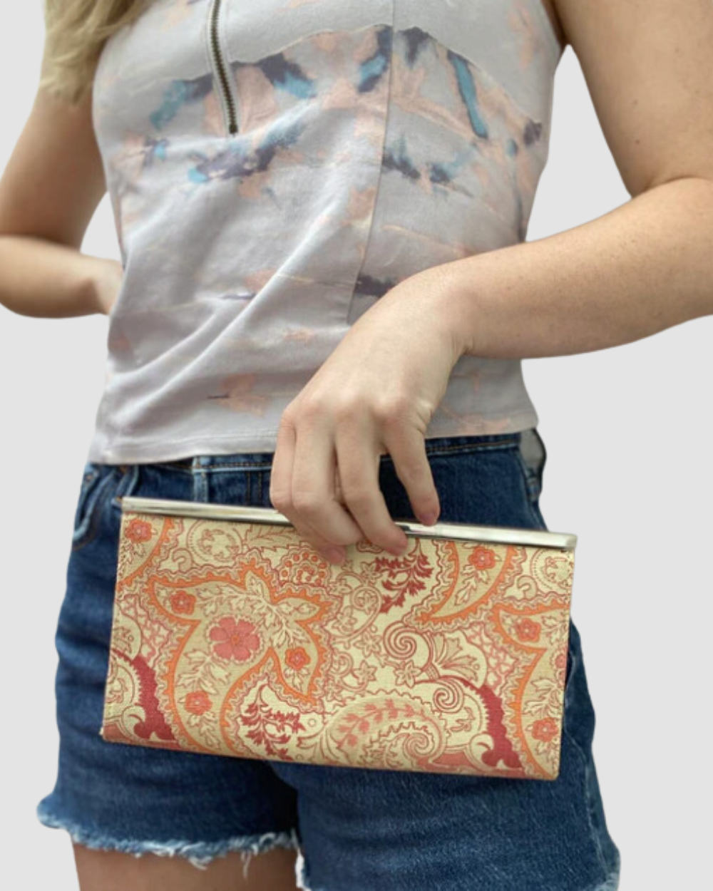 Banana Republic Canvas Clutch