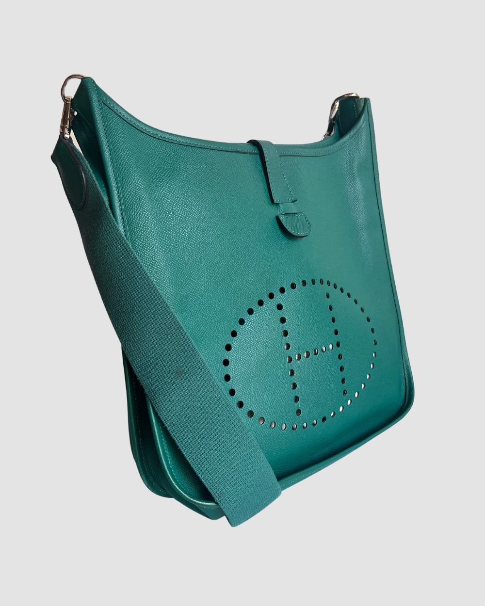 Hermes Evelyne Epsom Malachite GM SHW