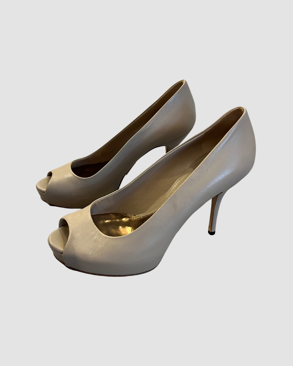 Gucci Cream Heels, 38