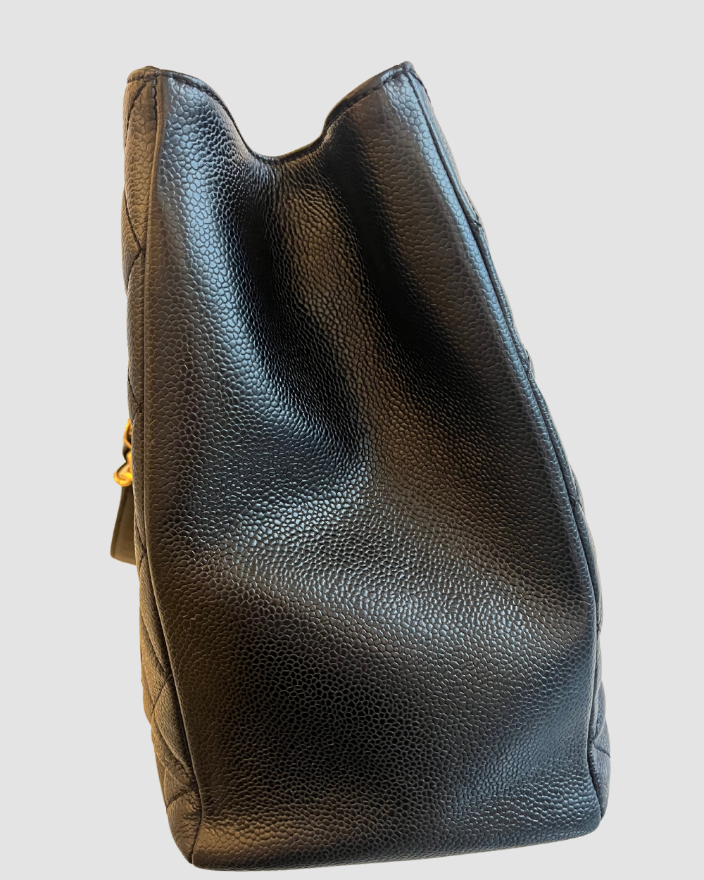 Chanel Black XL GST Caviar Leather GHW