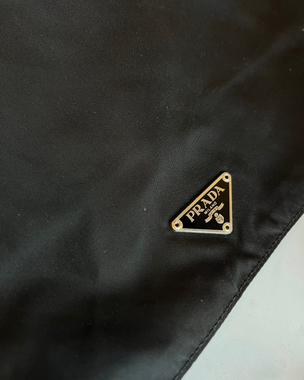 Prada Black Nylon Messenger Bag