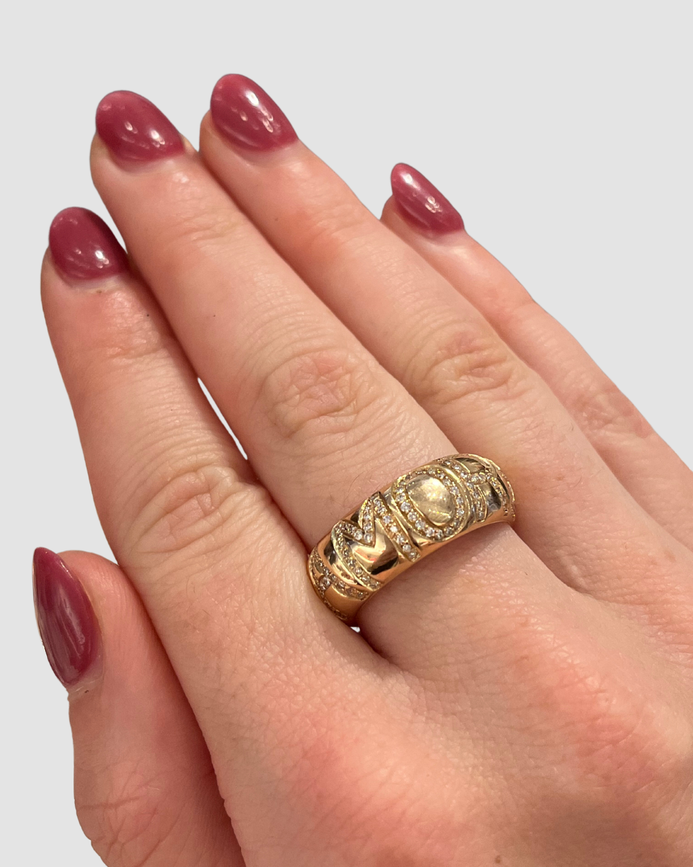 18K Rose Gold "AMORE" Ring
