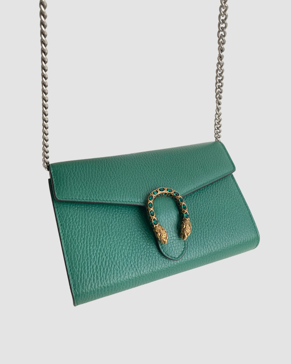 Gucci dionysus wallet on chain green hotsell