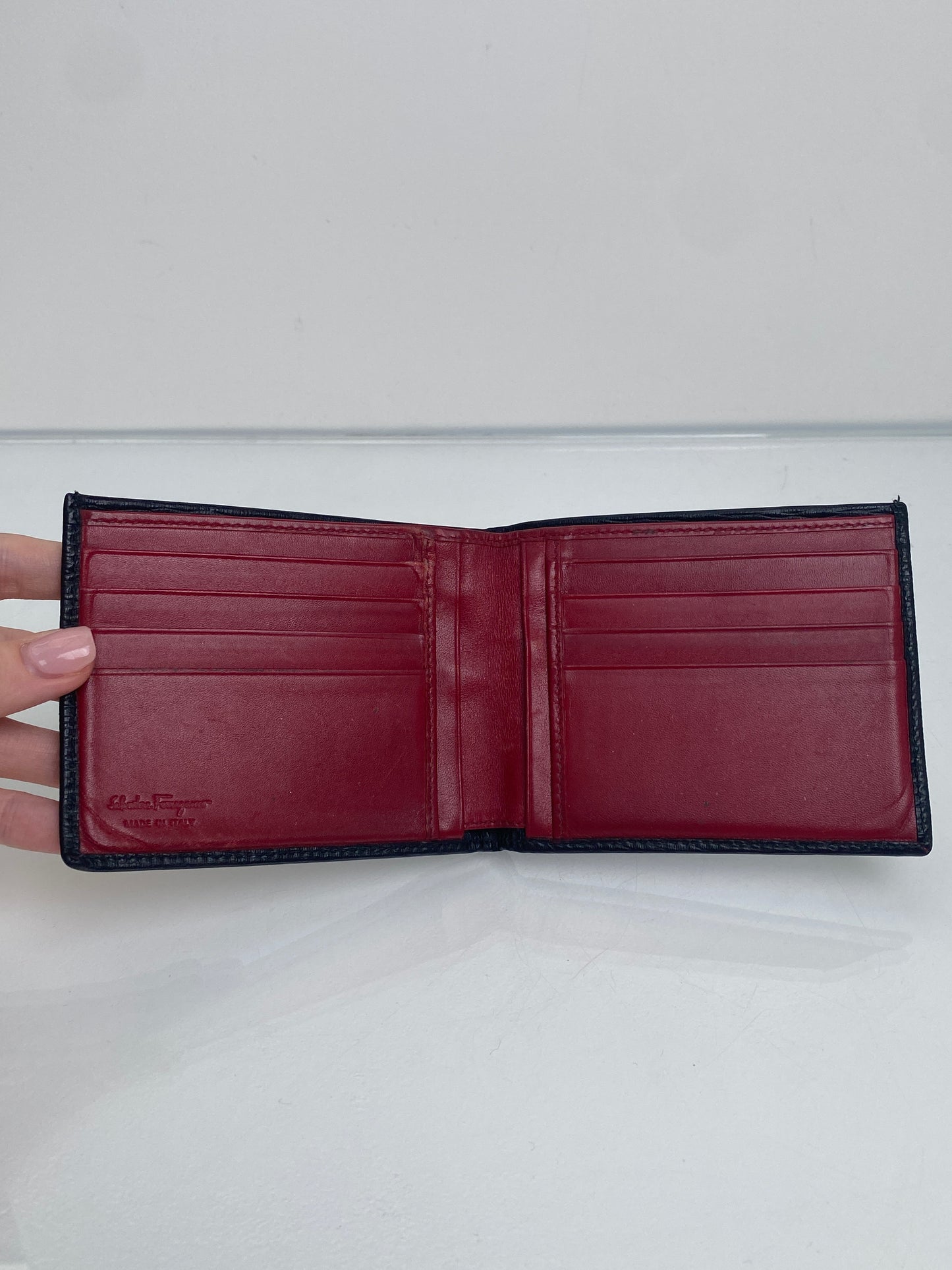 Salvatore Ferragamo Black/Red Wallet