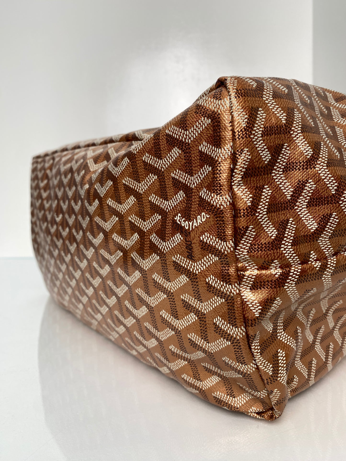 Goyard Precious Metals Rose Gold St. Louis GM Tote Bag
