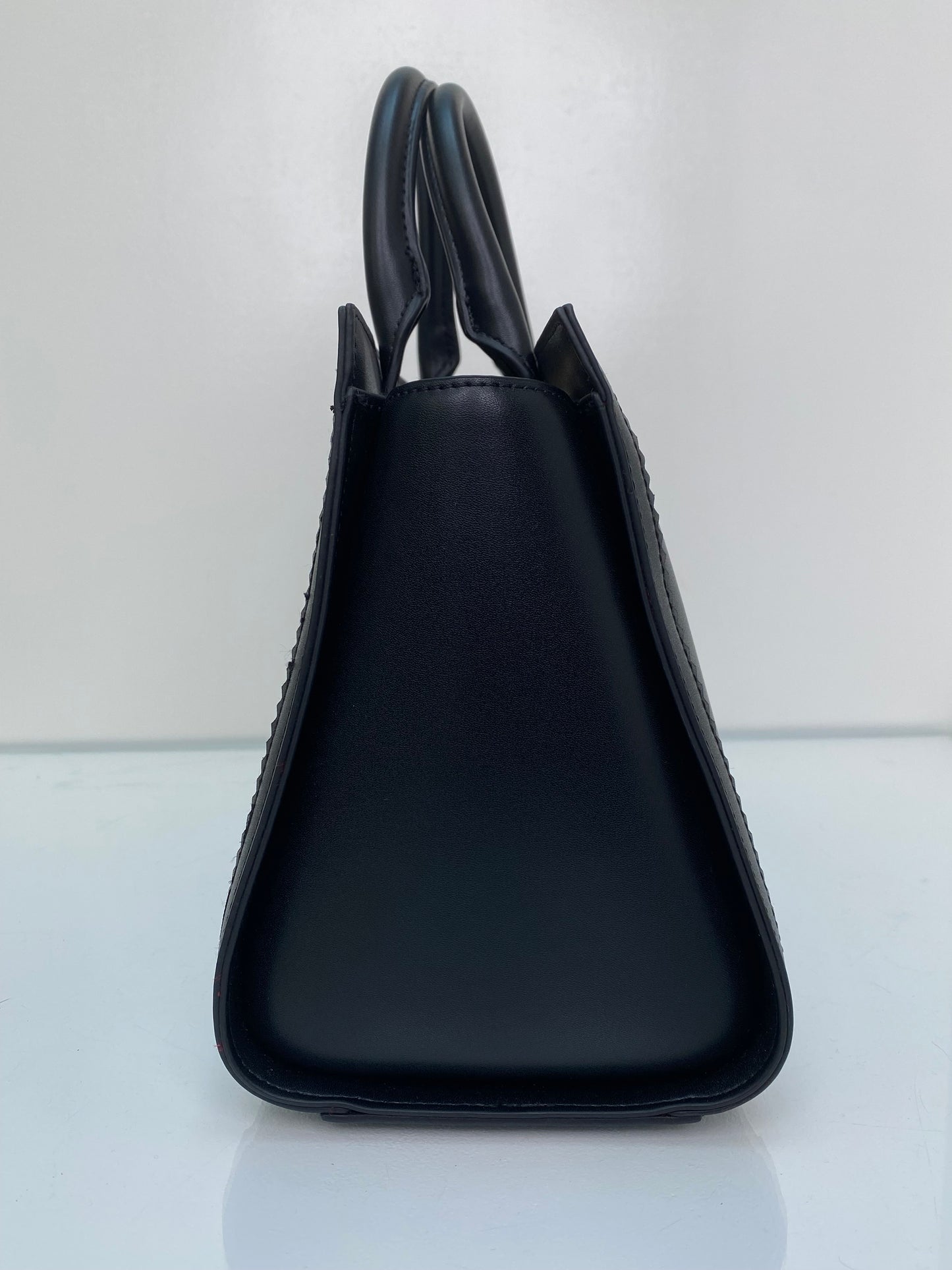Love Moschino Black Leather Tote Bag