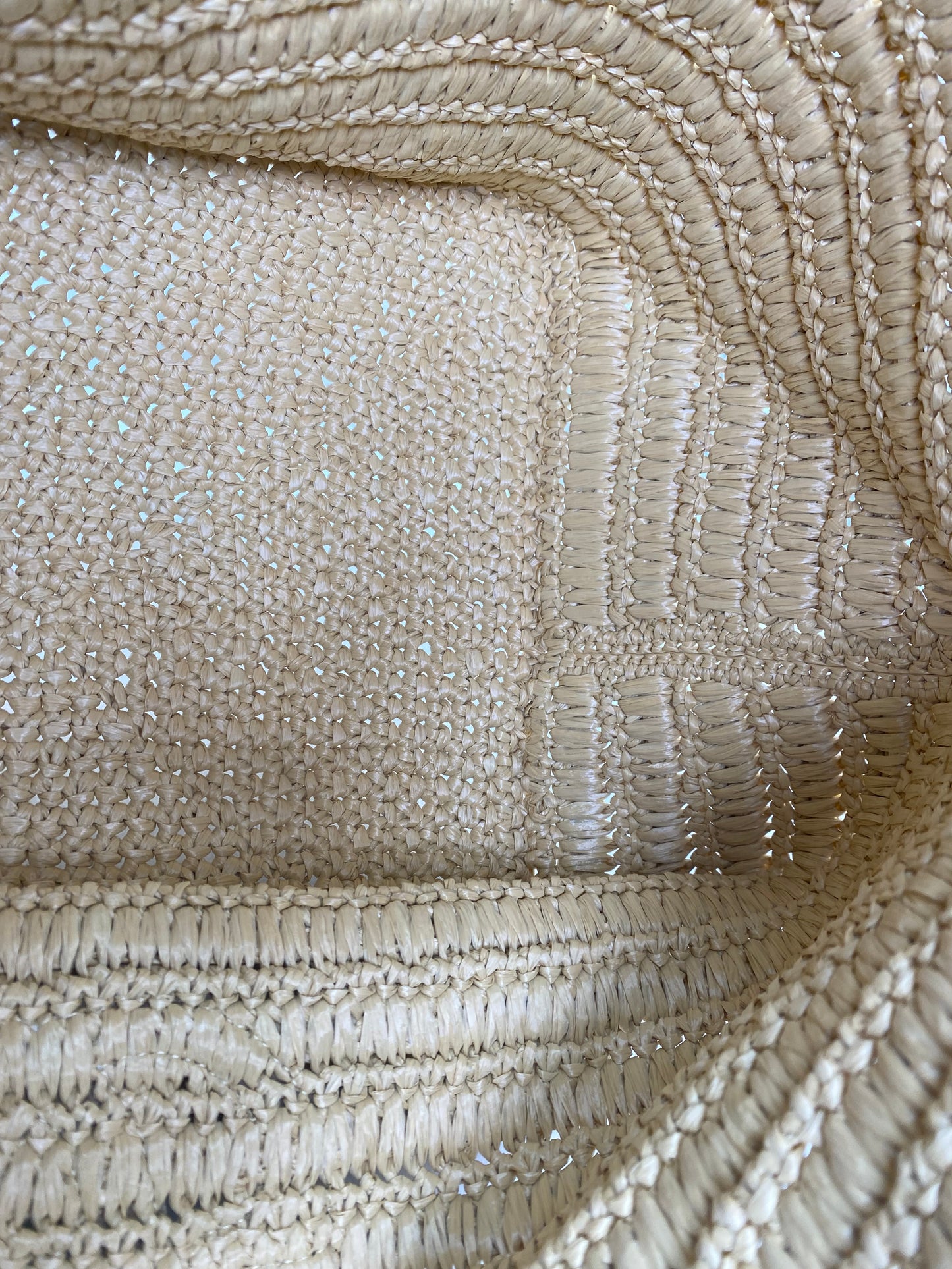 Gucci Brown Leather & Raffia Woven Medium Tote Bag