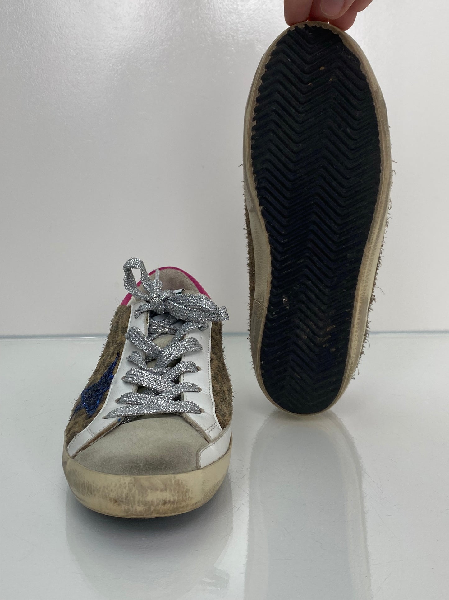 Golden Goose Cheetah & Pink Sneaker, 38