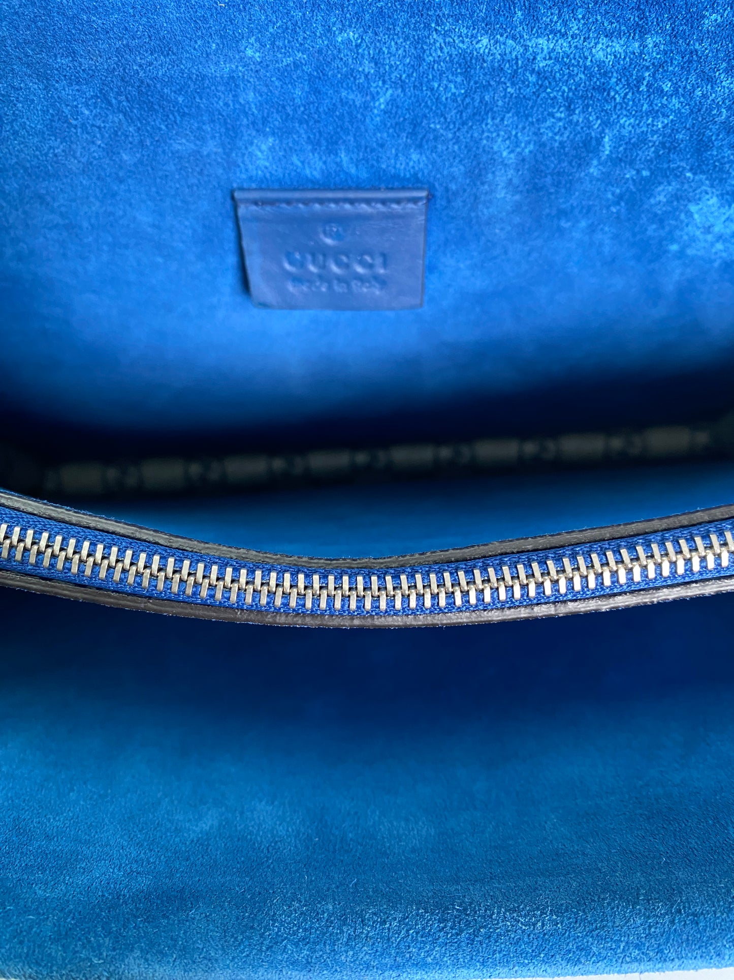 Gucci Blue Floral Supreme Dionysus Bag SHW