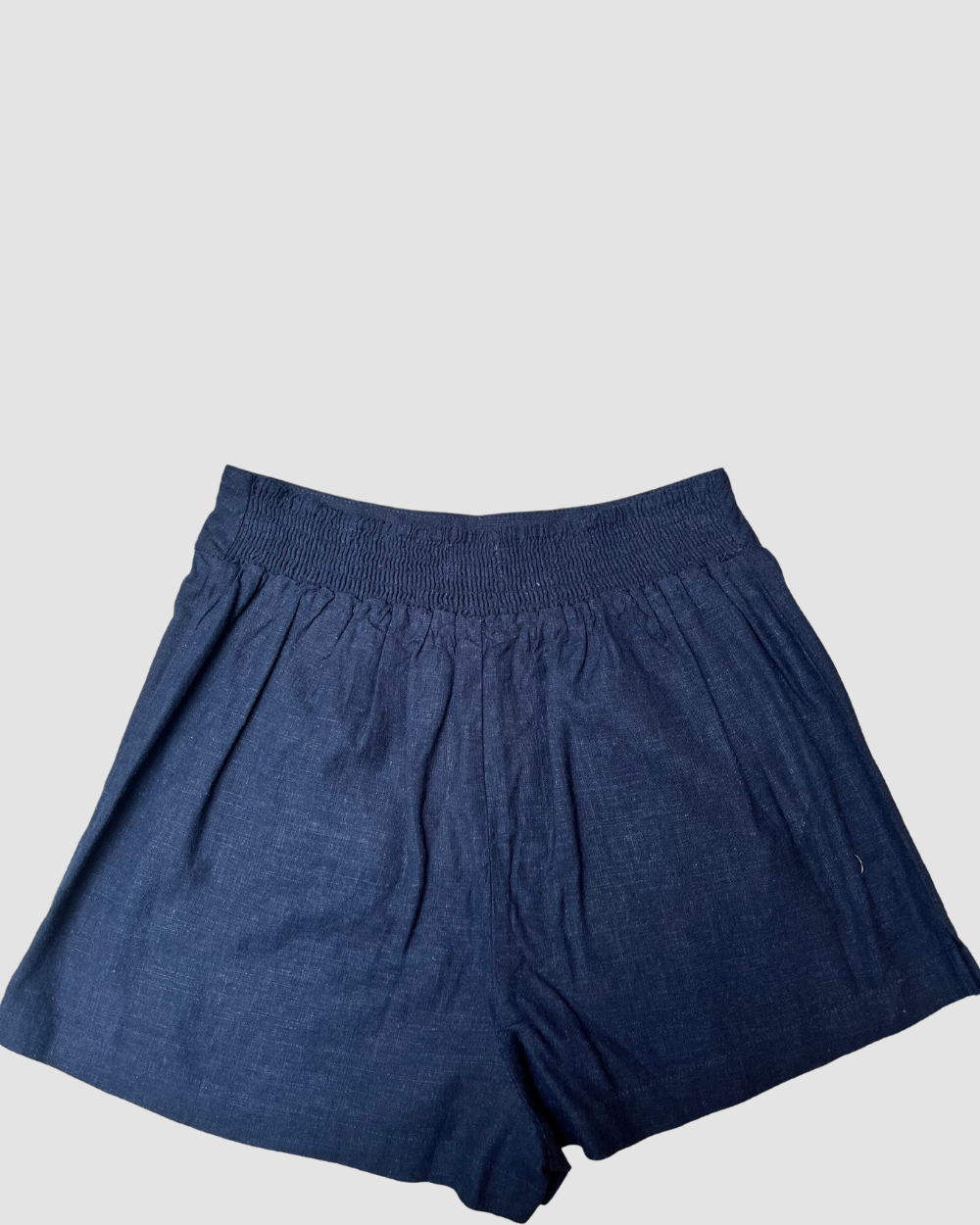 BOG Collective Navy Linen Shorts