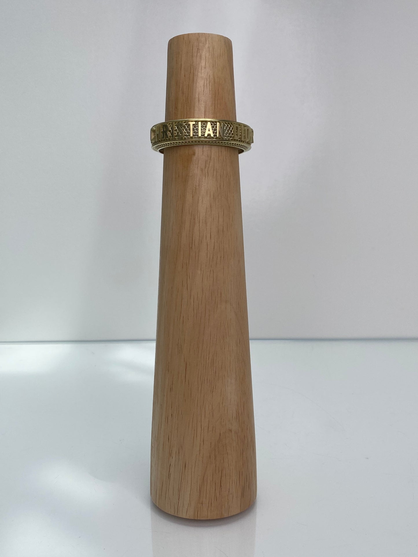Christian Dior Gold Woven Bracelet
