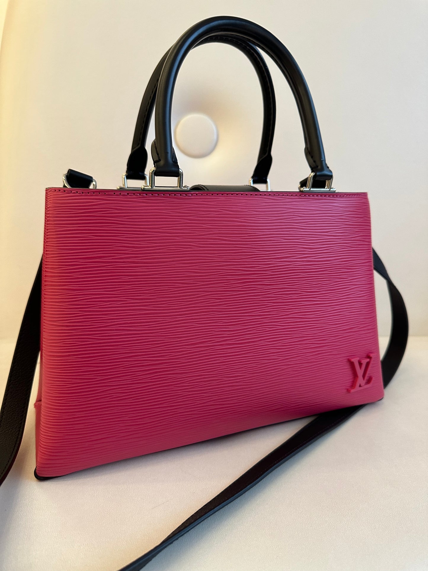 Louis Vuitton Hot Pink Epi Kleber Tote