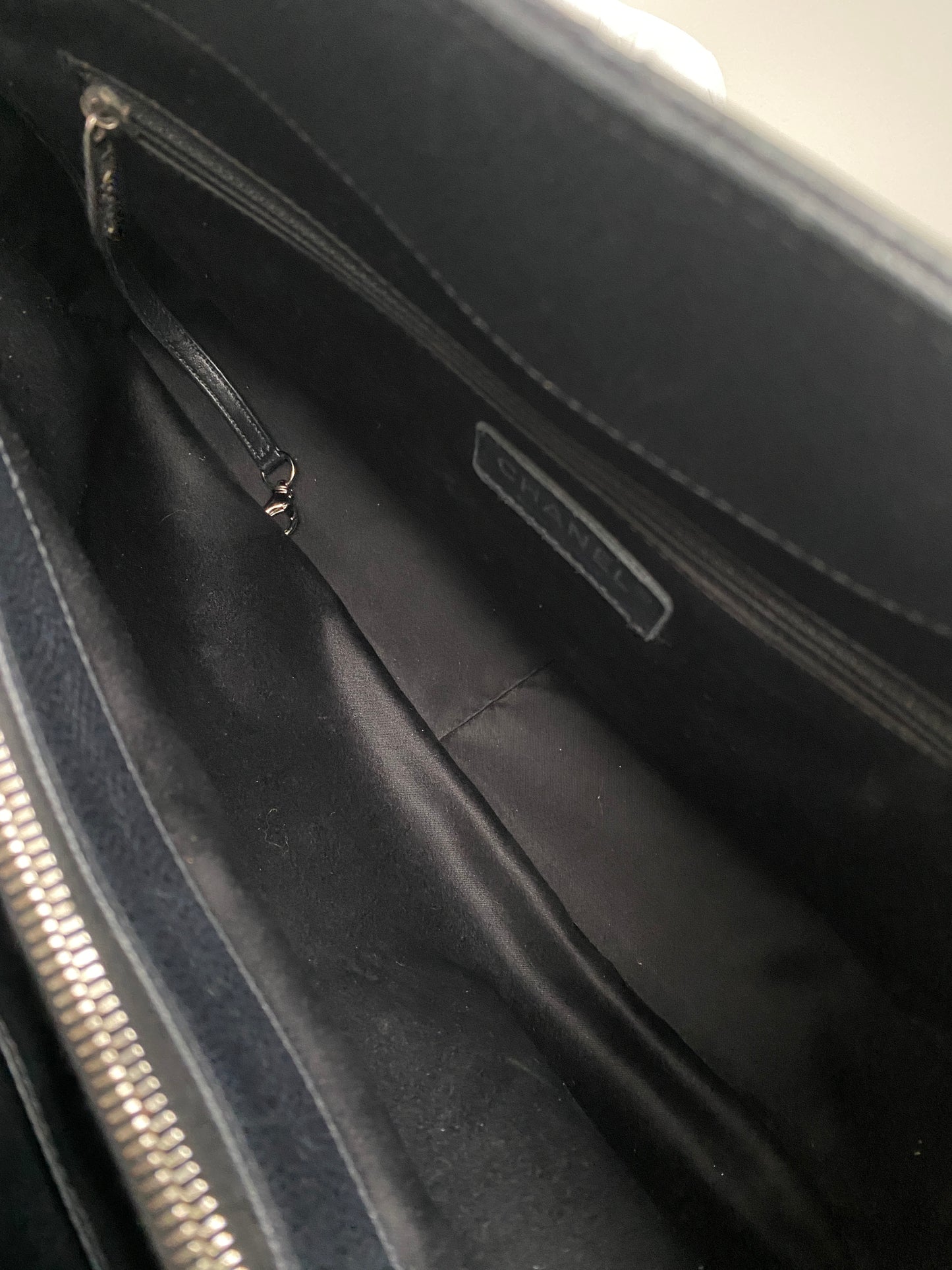 Chanel GST XL Black Caviar SHW #16