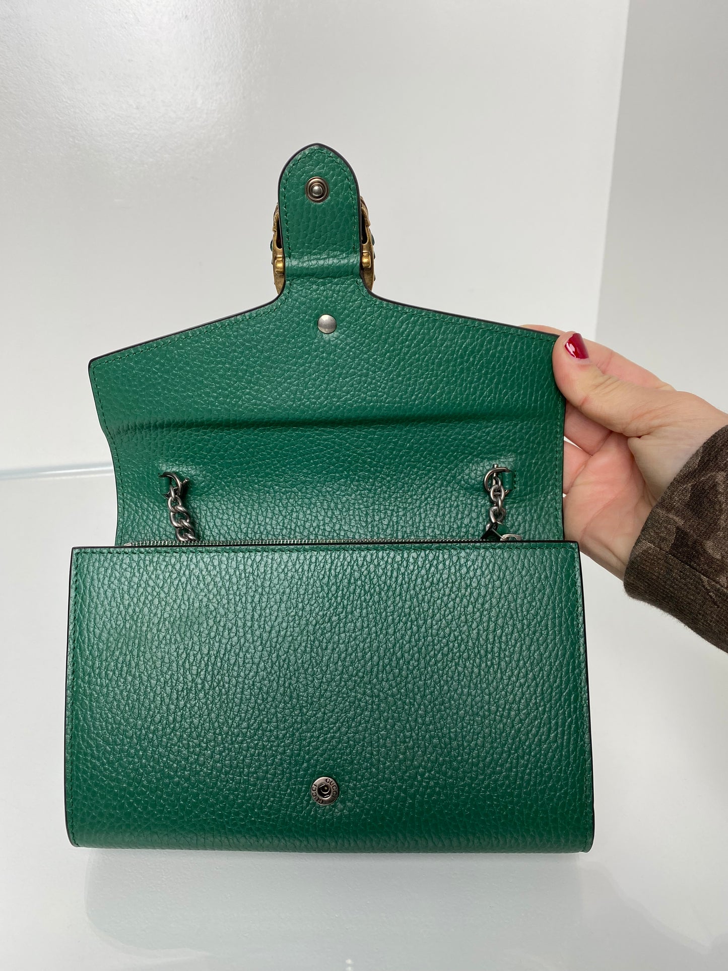 Gucci Dionysus Green Wallet on Chain