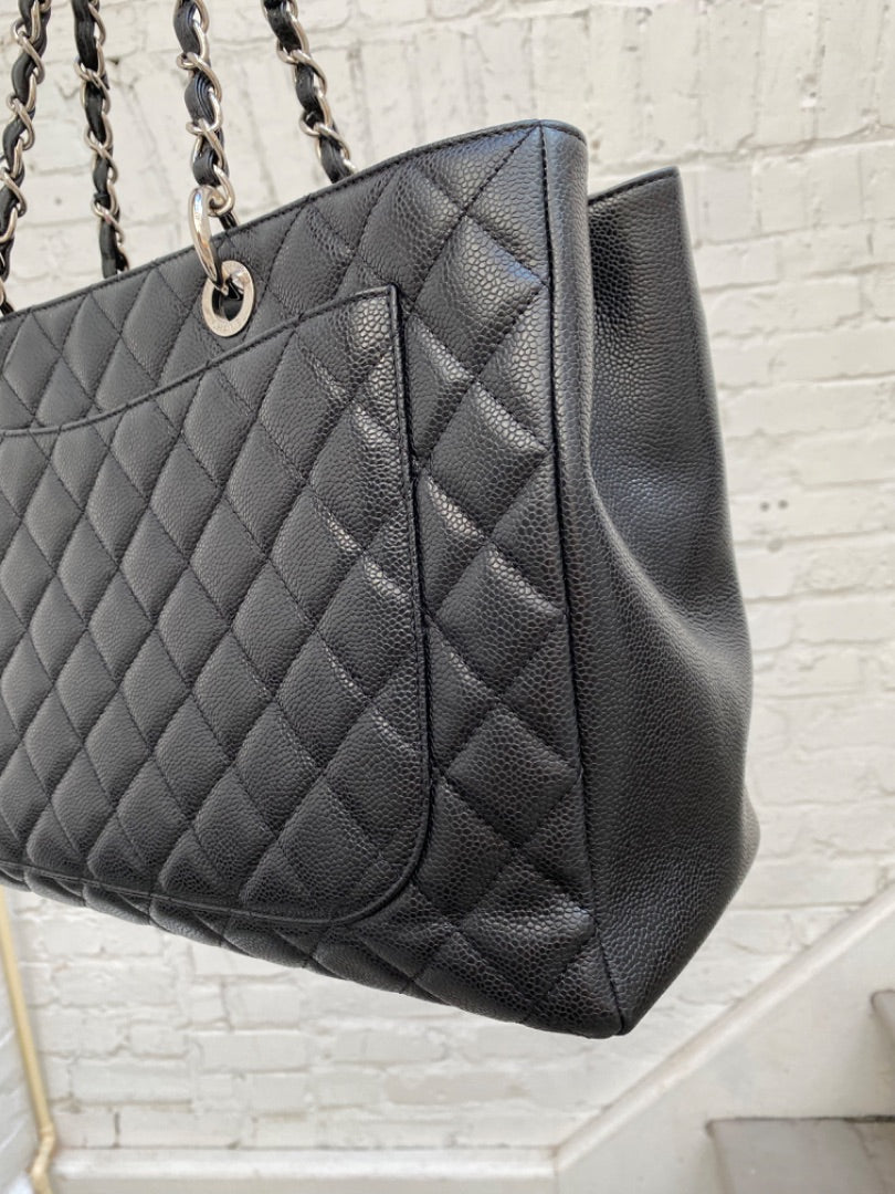 Chanel GST XL Black Caviar SHW #18, Dustbag