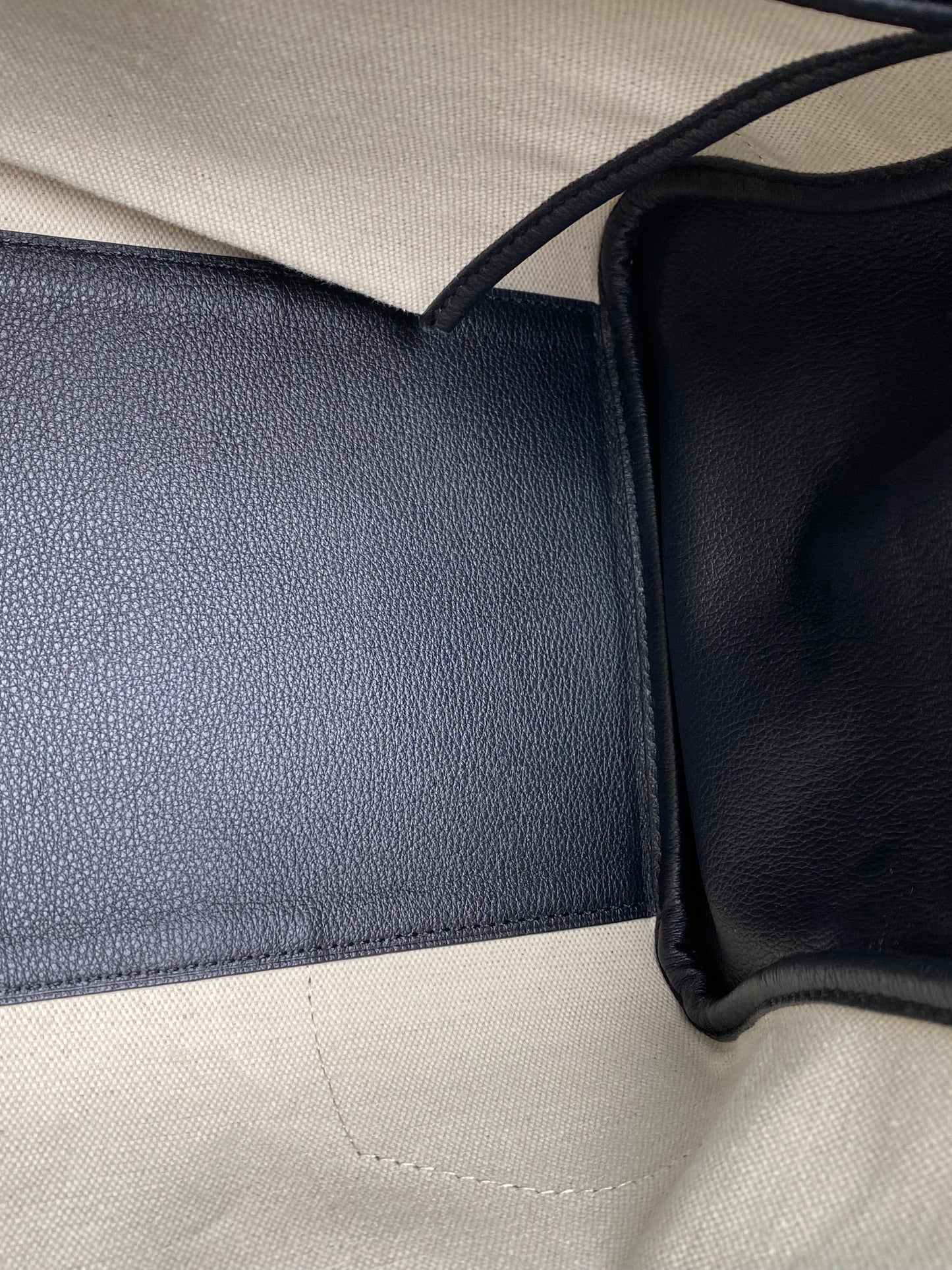 Goyard Black Goyardine Saigon Tote Bag SHW