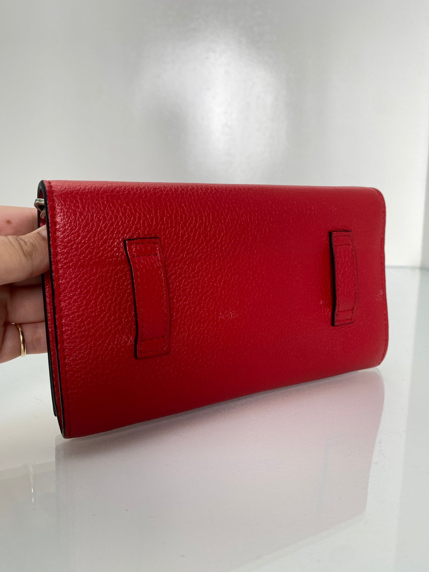 Christian Louboutin Red Chain Convertible Belt Bag