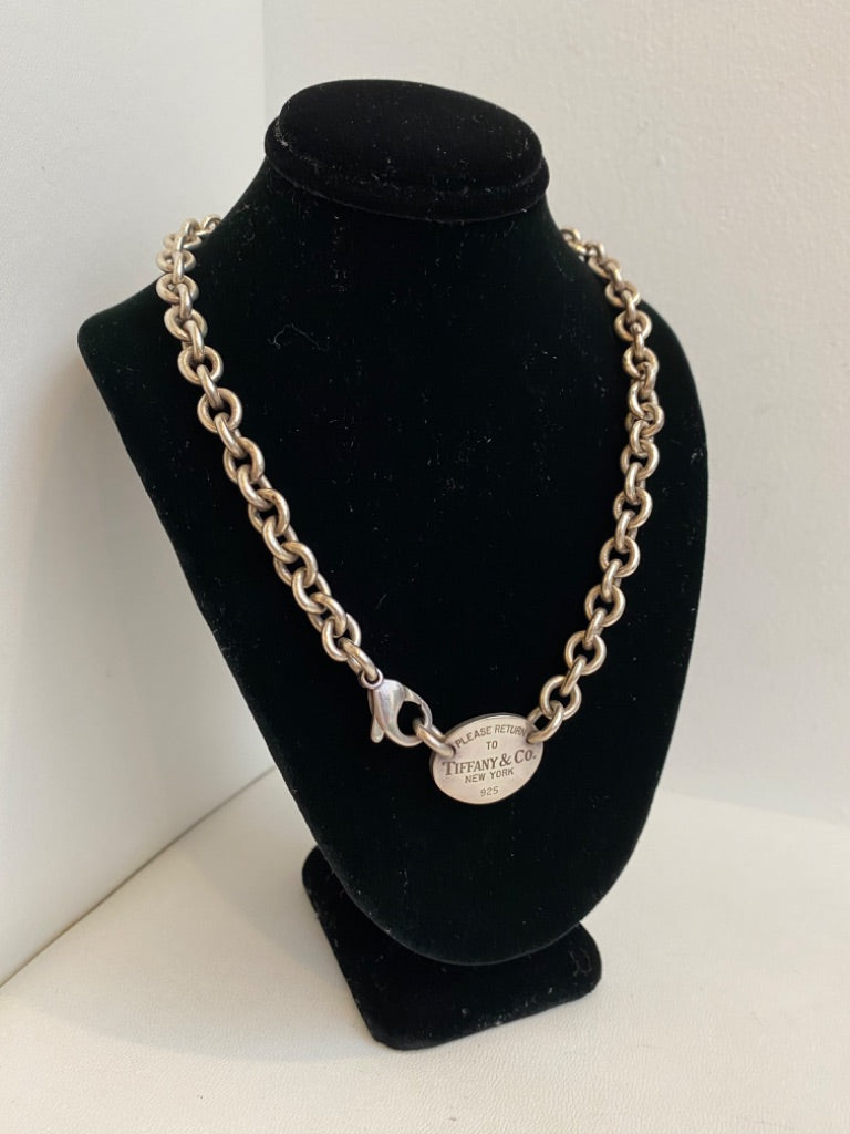 Tiffany & Co. Return to Tiffany SS Necklace