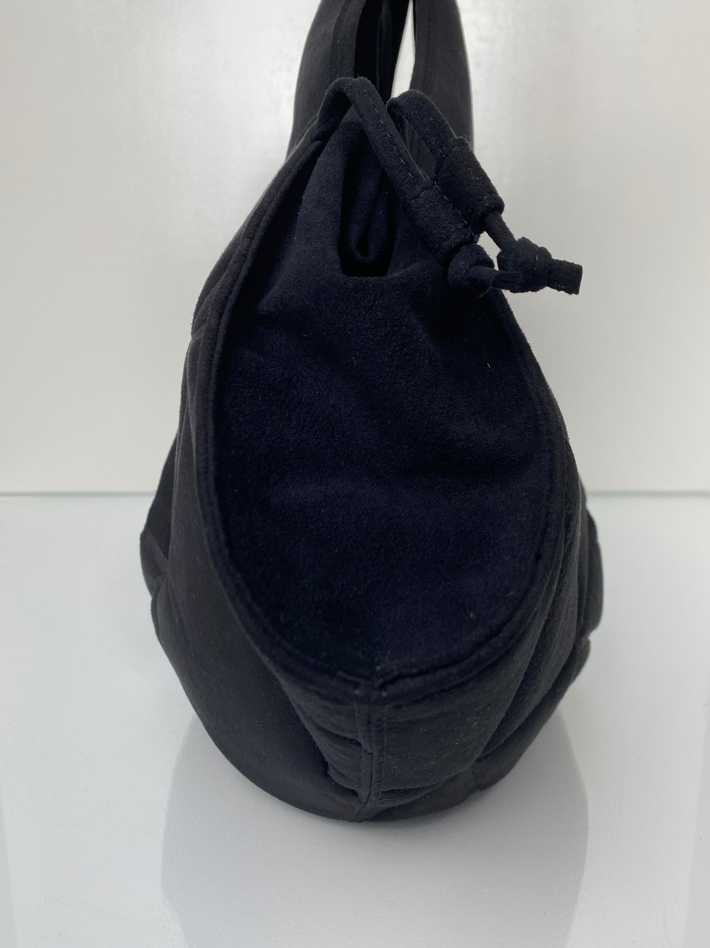 Isssey Mayake Black Cloth Geometric Tote Bag