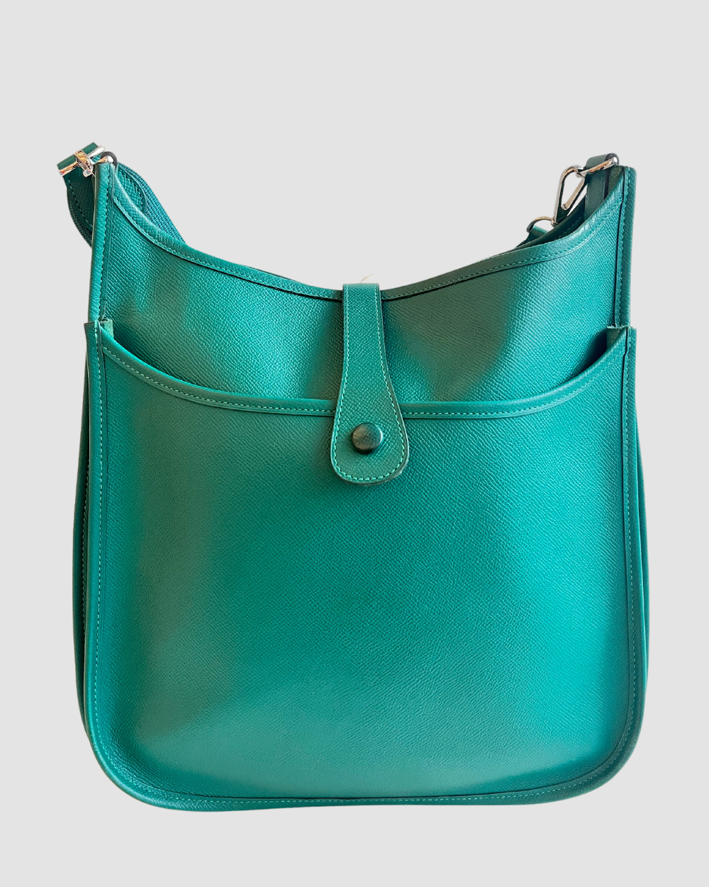 Hermes Evelyne Epsom Malachite GM SHW