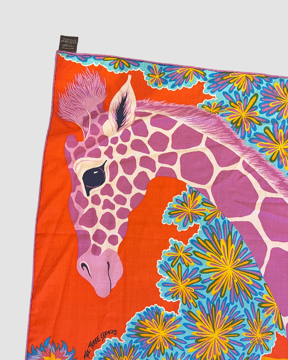 Hermes Giraffe Cashmere Scarf