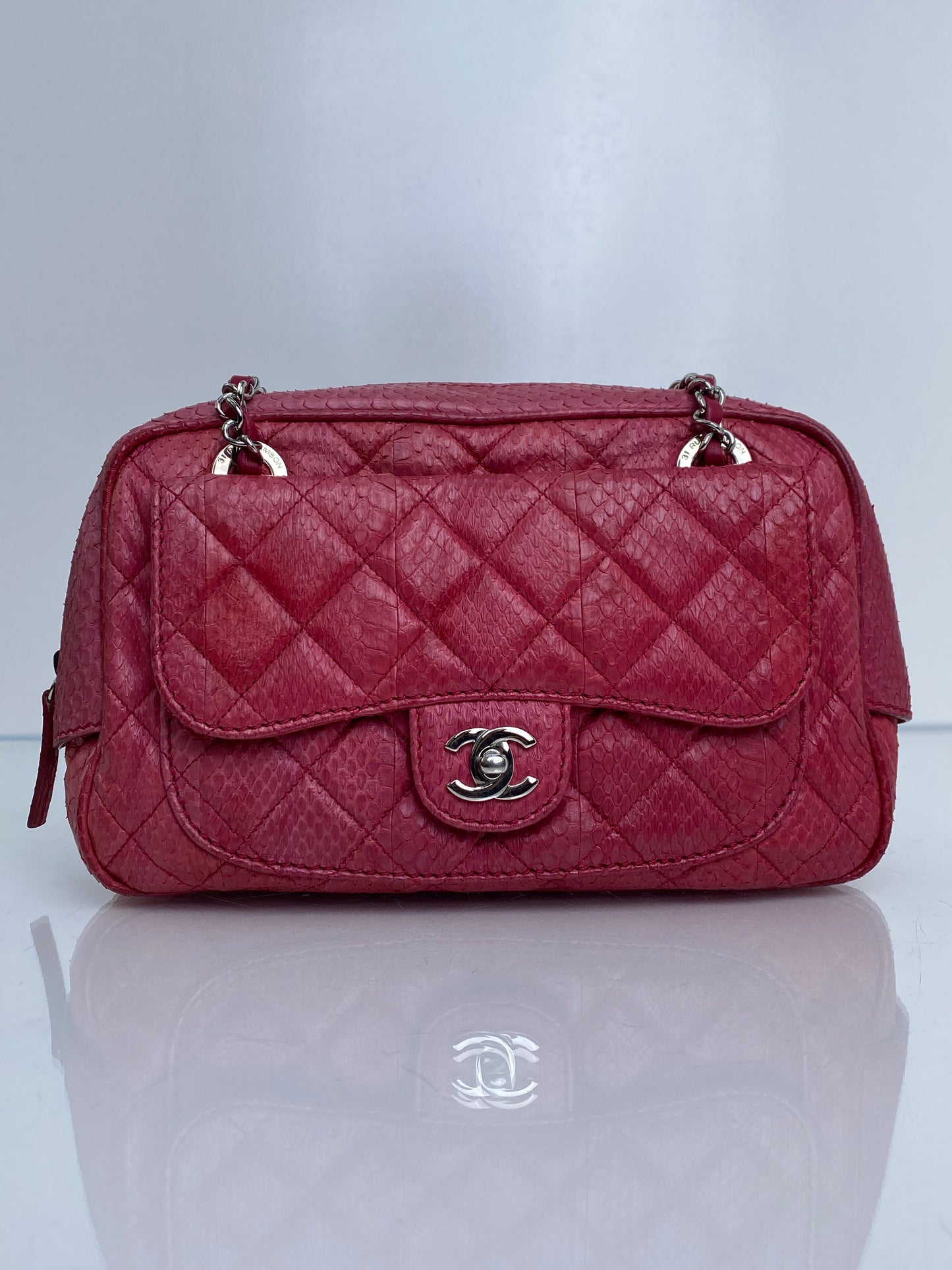 Chanel Pink Exotic Shoulder Bag SHW