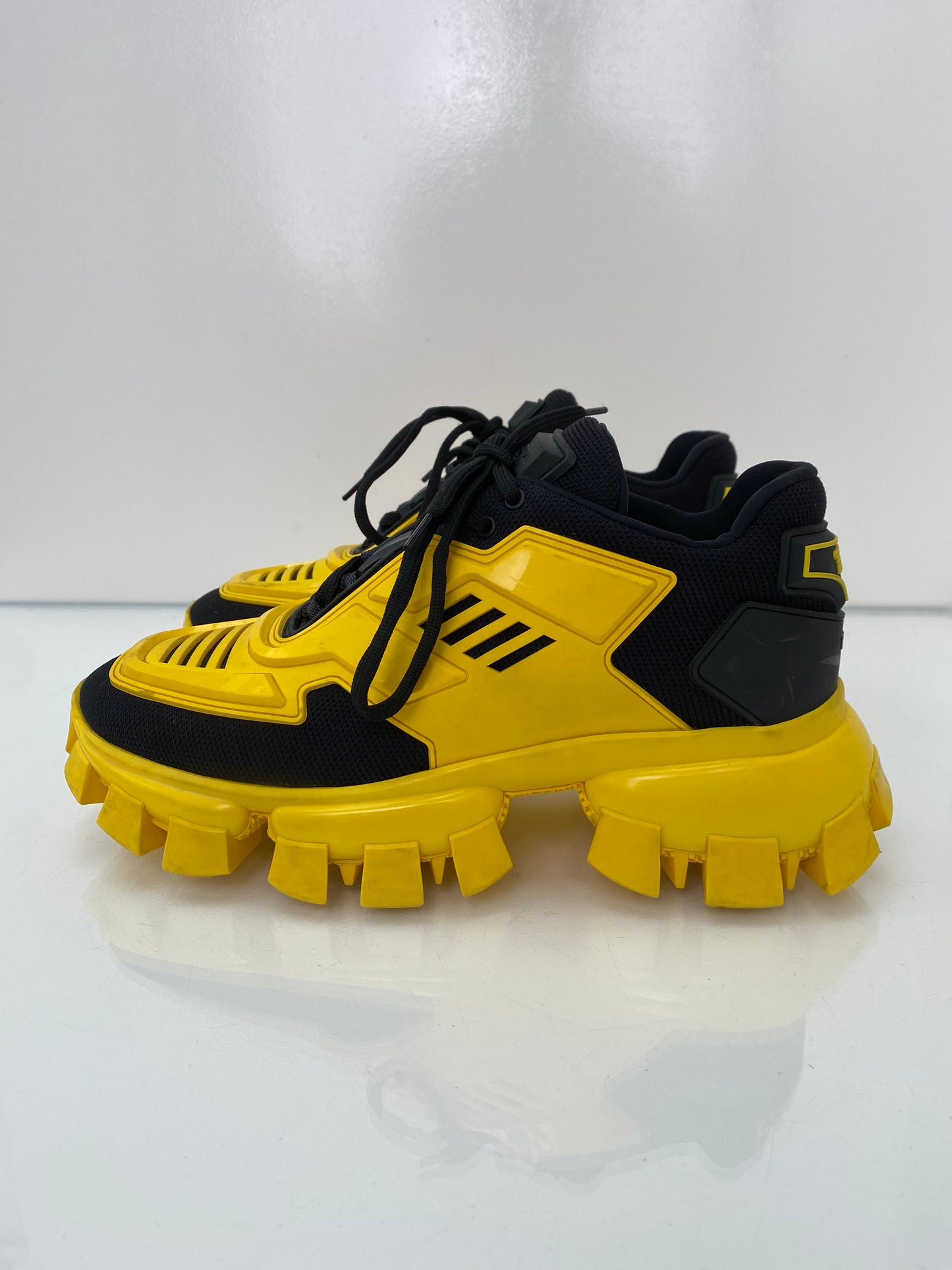 Prada Black/Yellow Sneakers, 39