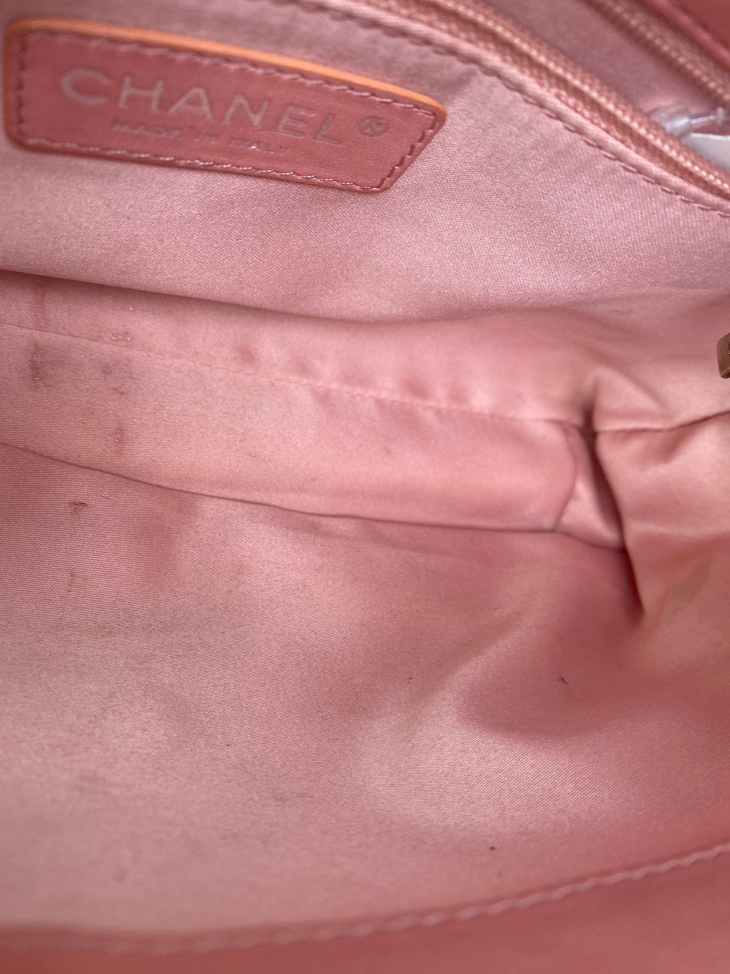 Chanel Pink Ultimate Stitch Python Flap Bag SHW
